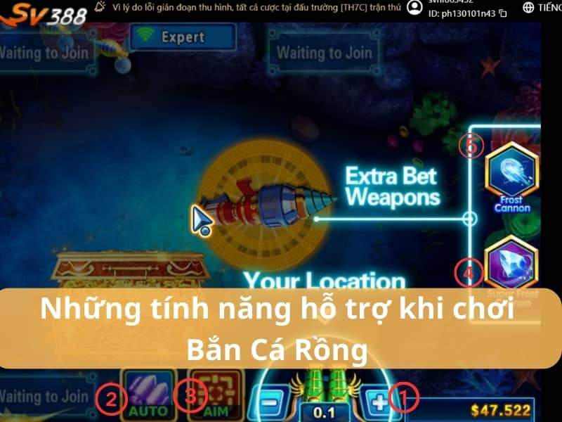 Những tính năng hỗ trợ khi chơi bắn Cá Rồng Những tính năng hỗ trợ khi chơi bắn Cá Rồng