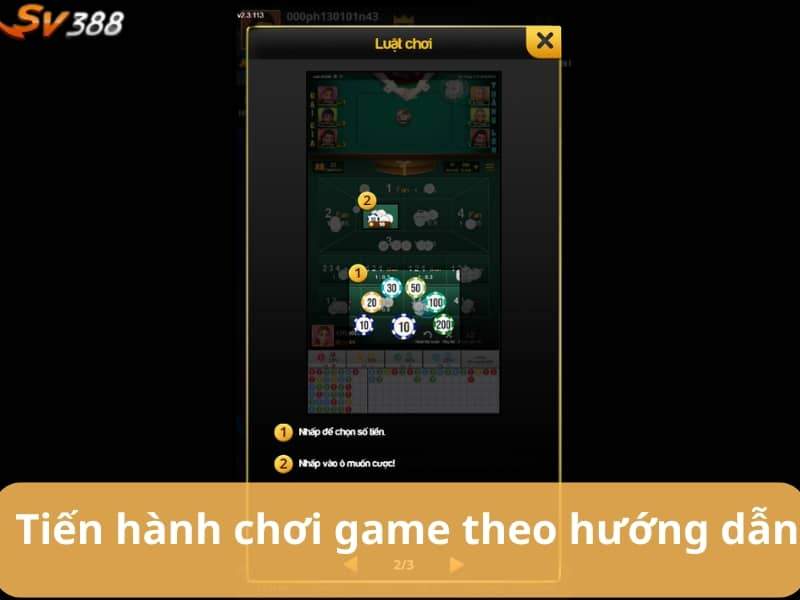 Tiến hành đặt cược và xác định kết quả thắng thua Tiến hành đặt cược và xác định kết quả thắng thua