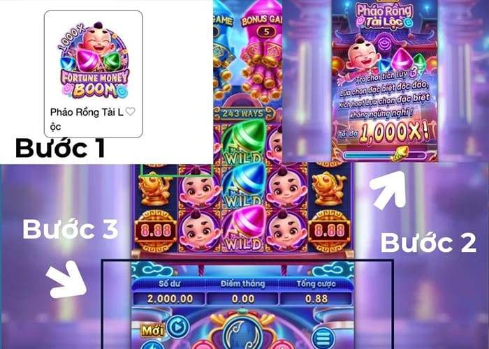 Các bước tham gia Pháo Rồng Tài Lộc SV388 Các bước tham gia Pháo Rồng Tài Lộc SV388