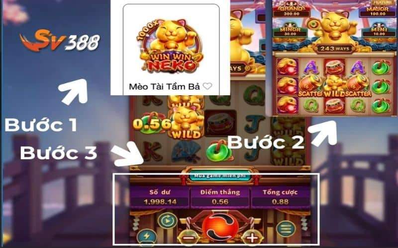Các bước tham gia chơi Mèo Tài Tầm Bảo tại SV388 Các bước tham gia chơi Mèo Tài Tầm Bảo tại SV388