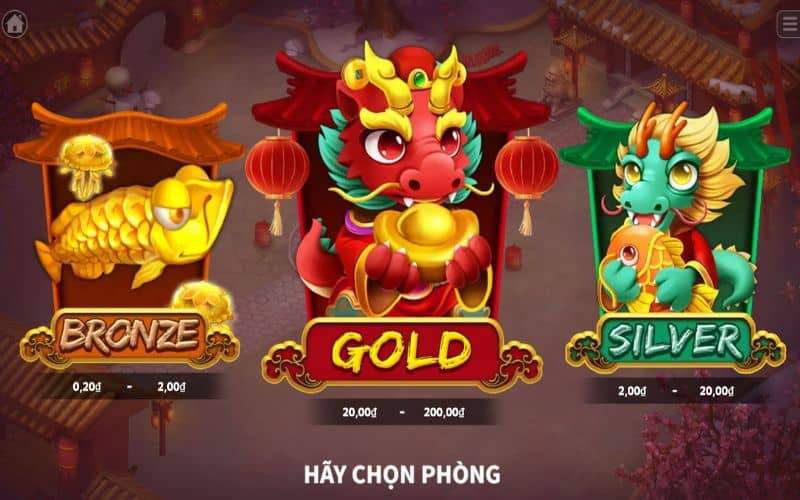 Các phòng chơi với mức cược khác nhau trong game Các phòng chơi với mức cược khác nhau trong game
