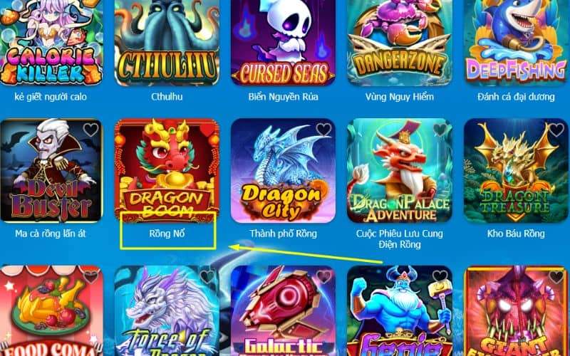 Tìm tựa game bắn cá Rồng Nổ và tham gia chơi ngay Tìm tựa game bắn cá Rồng Nổ và tham gia chơi ngay