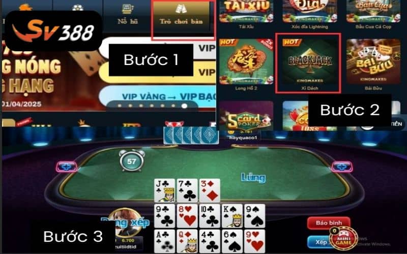 Các bước tham gia chơi game bài mậu binh online Các bước tham gia chơi game bài mậu binh online